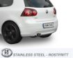 Kuva: Simons catback pakoputkisto Audi A3 8P/VW Golf 5/Golf 6 2x80 mm