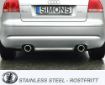 Kuva: Simons catback pakoputkisto Audi A3 8P/SEAT Altea/VW Golf 5/VW Golf 6 2x100 mm