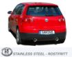 Kuva: Simons catback pakoputkisto Audi A3 8P/SEAT Altea/VW Golf 5/VW Golf 6 2x100 mm