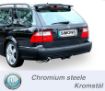 Kuva: Simons catback pakoputkisto Saab 9-5 Turbo/Aero 2004-2010 1x90/120 mm