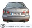 Kuva: Simons catback pakoputkisto Mazda 6 MPS 2.3 Turbo