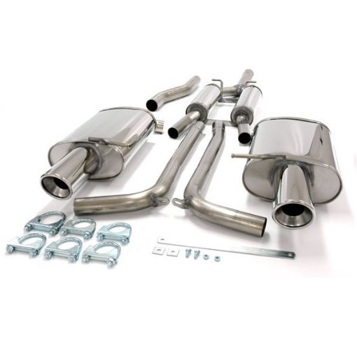 Kuva: Simons catback-pakoputkisto Audi A4 B6/B7 Quattro 1.8T