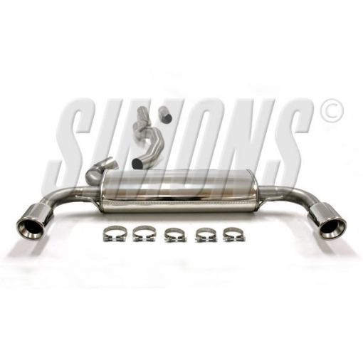 Kuva: Simons catback-pakoputkisto BMW F34 GT 318d/320d 2x90 mm
