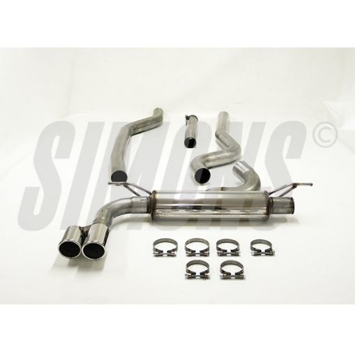 Kuva: Simons catback-pakoputkisto BMW F34 GT 318d/320d 2x80 mm