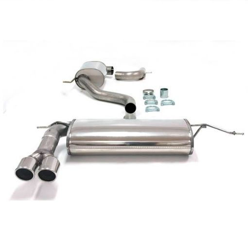 Kuva: Simons catback pakoputkisto Audi A3 8PA Sportback 1.4 TFSI/2.0 TFSI 2x80 mm