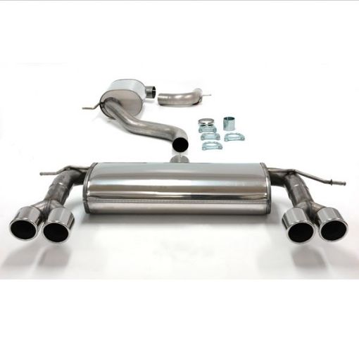 Kuva: Simons catback pakoputkisto Audi A3 8PA Sportback 1.4 TFSI/2.0 TFSI 4x80 mm