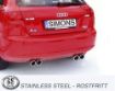 Kuva: Simons catback pakoputkisto Audi A3 8PA Sportback 1.4 TFSI/2.0 TFSI 4x80 mm