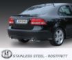 Kuva: Simons catback pakoputkisto Saab 9-3 1.8T/2.0T/2.8T/Aero 61L 2x100 mm