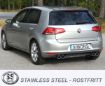 Kuva: Simons catback pakoputkisto VW Golf 7 1.2 TSI/1.4 TSI 4x80 mm