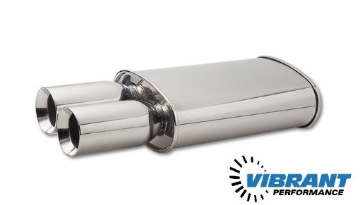 Kuva: 2,5" viistoreunainen äänenvaimennin - Vibrant Performance 1040