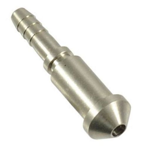 Kuva: Kupera urospuristettu pää - 34 mm pitkä - AN4 PTFE letku