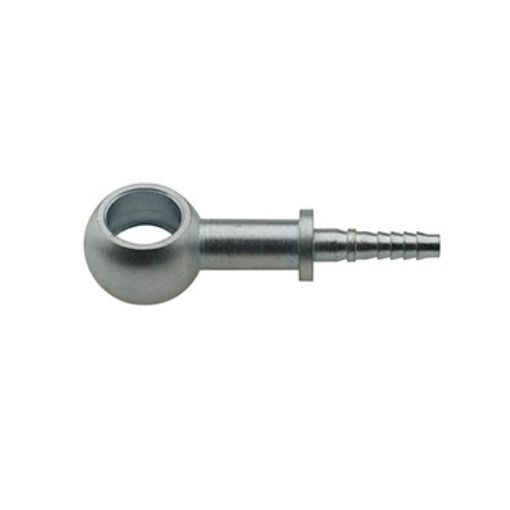 Kuva: Poimutettu banjo - 20° - I.D. 10mm - paksuus 10mm - AN3 TPFE letku