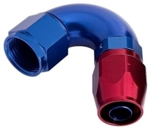 Kuva: 120 gr. PTFE AN-liitin - punainen/sininen - High Flow
