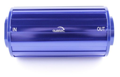 Kuva: Bensiinisuodatin - Suuri virtaus - Pituus 109 mm. - Sininen