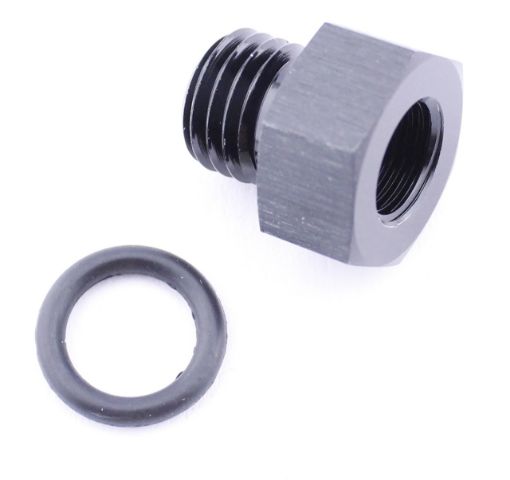 Kuva: Musta sovitinliitin - M12x1,5 - 1/8" NPT