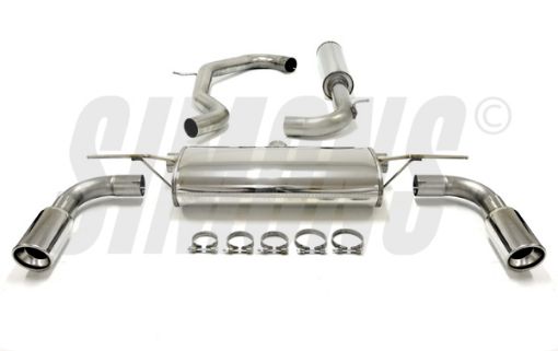 Kuva: Simons catback pakoputkisto SEAT Leon 5F Cupra 2WD 2x100 mm