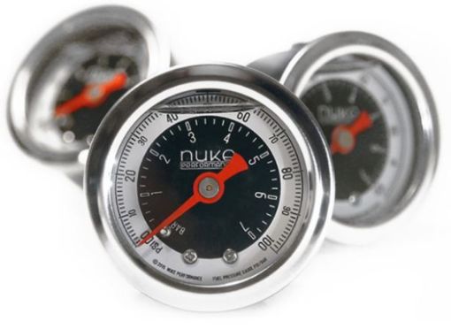 Kuva: Nuke Performance -polttoainepainemittari 0-100 PSI/0-7 bar