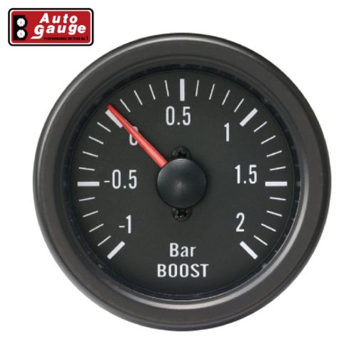 Kuva: Autogauge ahtopainemittari - musta