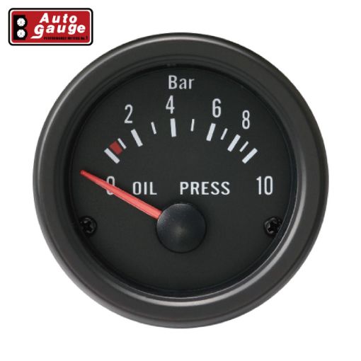 Kuva: Autogauge öljynpainemittari - musta