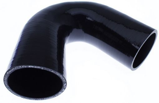Kuva: 2" / 50,8 mm. - 135 asteen silikonitaire - musta