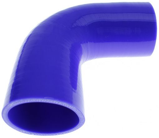 Kuva: 2,25" / 57,5 mm. - 90 asteen silikonitaire - Sininen