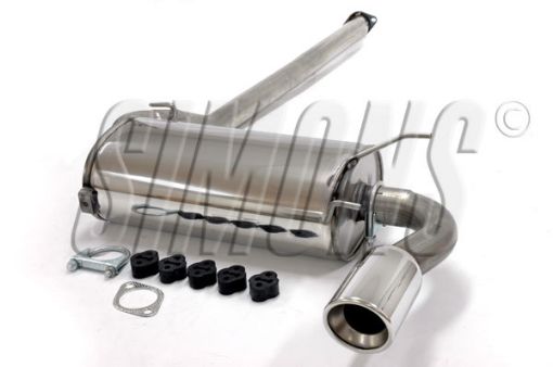 Kuva: Simons catback pakoputkisto Mazda MX-5 NA 1.6i/1.8i 1996–1998