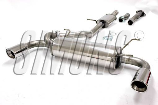 Kuva: Simons catback pakoputkisto Mazda MX-5 NB 1.6/1.8 1998–2005 2x100 mm