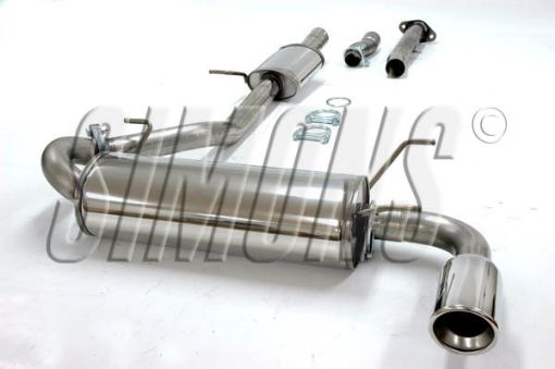 Kuva: Simons catback pakoputkisto Mazda MX-5 NB 1.6/1.8 1998–2005 1x100 mm