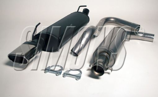 Kuva: Simons catback-pakoputkisto Saab 9-3 Aero I