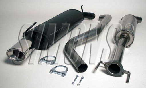 Kuva: Simons catback pakoputkisto Saab 9-5 Turbo/Aero 1998-2003