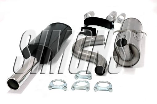 Kuva: Simons catback pakoputkisto Volvo 740/940 GL/GLE/GLT 1x80 mm