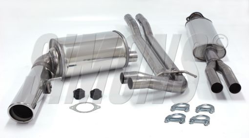 Kuva: Simons catback pakoputkisto Volvo V70N turbo/diesel 2004-2007