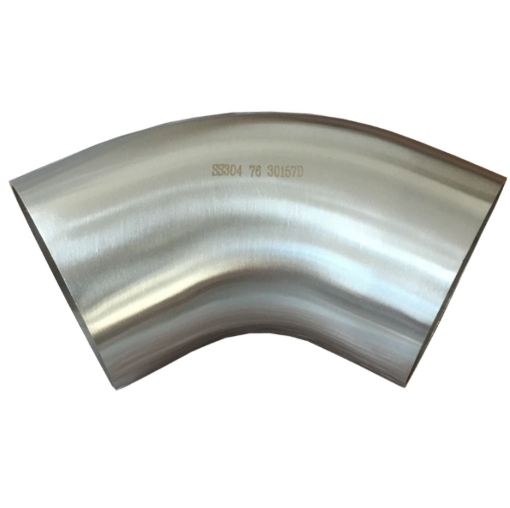 Kuva: Ruostumattoman putken mutka 60 astetta - 3" / 76mm.