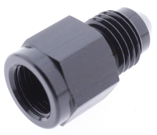Kuva: 1/8" NPT naaras -> AN-4 - Musta alumiini