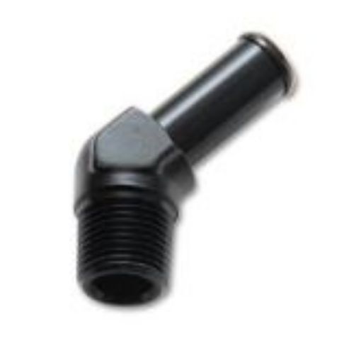 Kuva: 45 gr. Letkuliitin - 1/8"NPT -> 6,2mm.