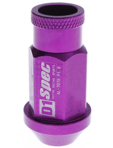 Kuva: Alumiini Pyörän mutterit - M12*1,5 - violetti