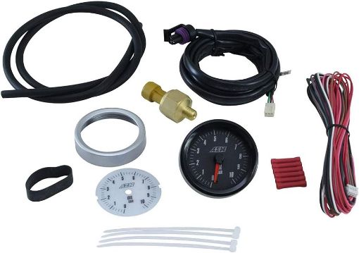 Kuva: AEM 30-5135M 0-10.2Bar Oil Pressure Metric Analog Gauge
