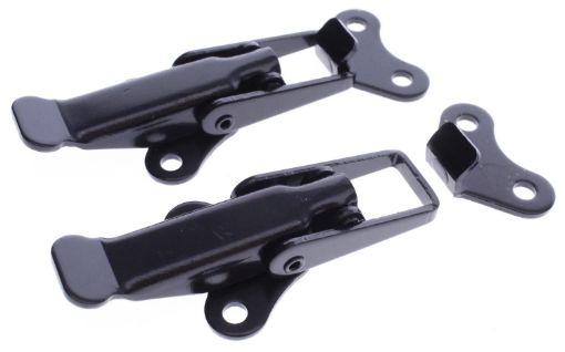 Kuva: Toggle Fasteners - Chrome plated - Large - Black coated