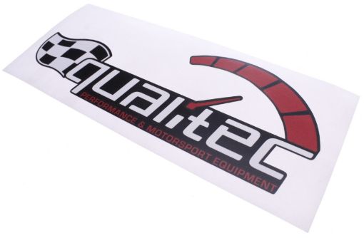 Kuva: Qualitec race -tarra musta 125 mm