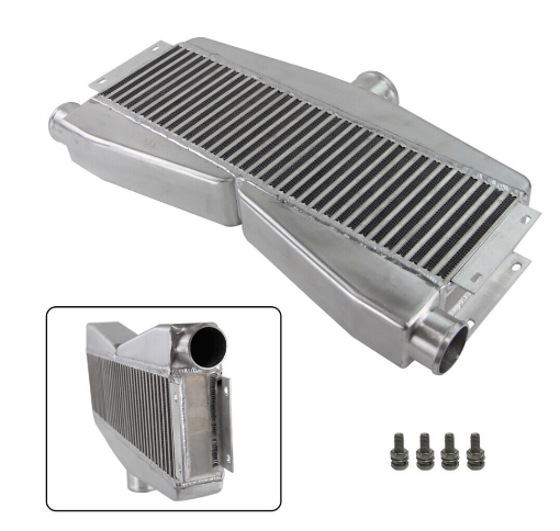 Kuva: 2-INLET 1-OUTLET ALUMINUM INTERCOOLER - Top outlet