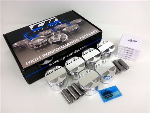 Kuva: CP Piston & Ring Set for Toyota 1JZGTE/2JZGTE - Bore (87mm) - Size (+1.0mm) - CR (9.0/10.0) Set of 6