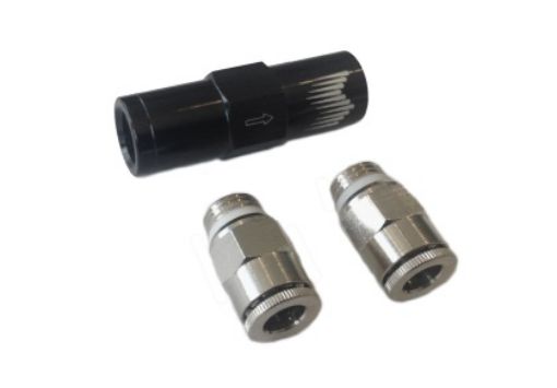 Kuva: Snow Performance High Flow Water Check Valve Quick-Connect Fittings (For 1/4in. Tubing)