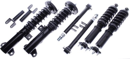 Kuva: BMW E36 monotube coilover 32-portaisella iskunvaimennuksen säädöllä