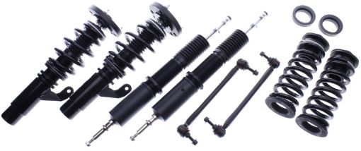 Kuva: BMW E90/E91/E92/E93 monotube coilover 32-portaisella iskunvaimennuksen säädöllä