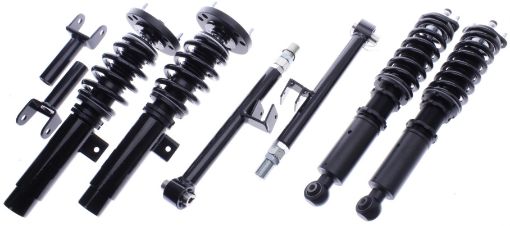 Kuva: BMW E46 M3 monotube coilover 32-portaisella iskunvaimennuksen säädöllä