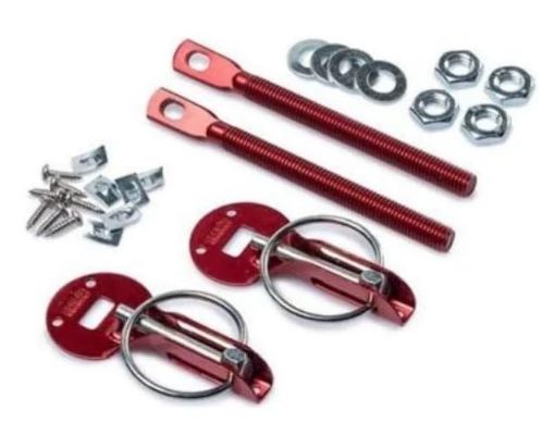 Kuva: Sparco RED Hood Pin - Set of 2