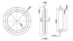 Kuva: 3" V-Band Flange Outlet G42 G45 GT42 GTX42 GT45 GTX45 GT47 GTX47 GTX50 GTX55 G55