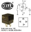 Kuva: HELLA 4RA 931 774-031 solid-state-rele 12V 4-napainen