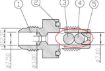 Kuva: AN6 (9/16-18) -> 10,6 mm letkusuuttimen takaiskuventtiili