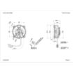 Kuva: SPAL 3,8" - Suction -  VA32-A101-62A  - 210 m³/h